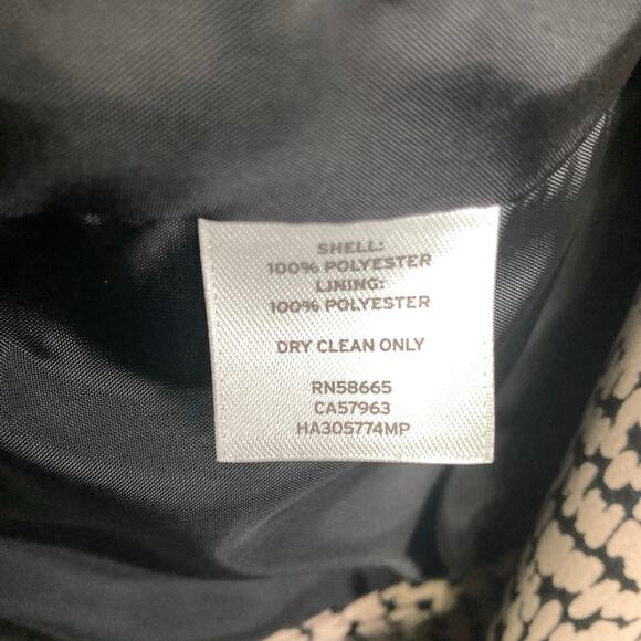 Halogen Petite Size S Open-Front Asymmetrical Blazer Jacket with Zipper Pockets - Picture 4 of 5